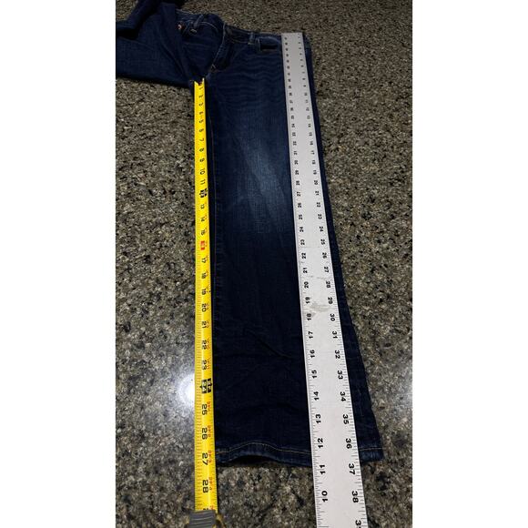 American Eagle Men Jeans Size 30 Dark Wash Blue Denim Original Bootcut - Picture 7 of 7